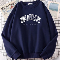 Thumbnail for Los Angeles California City Streetwear Sweatshirt For Women Loose