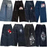 Thumbnail for JNCO Y2K Baggy Jeans men vintage Embroidered high quality jeans Hip