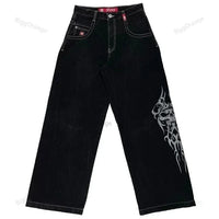 Thumbnail for Jnco Baggy Jeans Hip Hop Rock Embroidery Pattern Men Women 2023 New