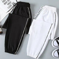 Thumbnail for Harajuku colorful striped Pants For Women Trousers 2022 Streetwear