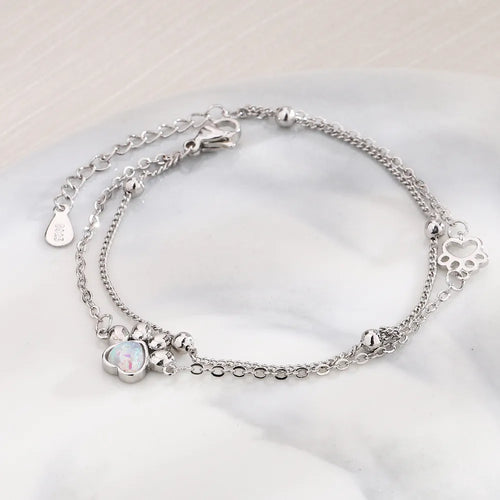 VENTFILLE 925 Sterling Silver Star Bracelet Fashion Korean