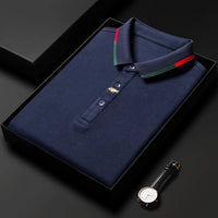 Thumbnail for Premium Luxury Brand Long Sleeve 100% Cotton POLO Shirt Men Spring and