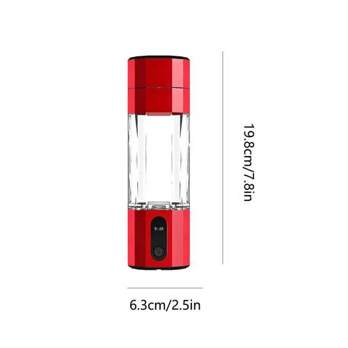 Hydrogen Water Bottle Generator USB Rechargeable PEM Electrolytic