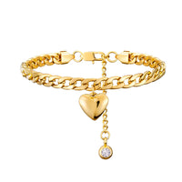 Thumbnail for Anklet For Women Gold Color Stainless Steel Cuban Link Ankle Bracelets