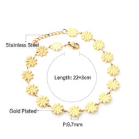 Thumbnail for LUXUSTEEL Women’s Mini Heart Chain Anklet Gold Color Stainless Steel