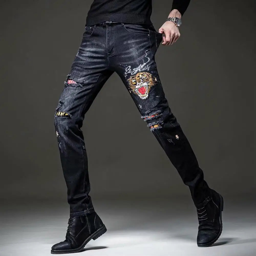 Luxury Casual Pants for Men 2023 New Summer Korean Designer Men's