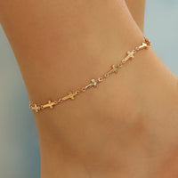 Thumbnail for Korean Colorful Beads Chain Anklets Bracelets Women Summer Barefoot