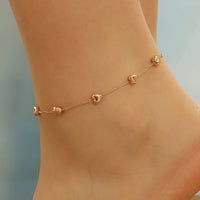 Thumbnail for Korean Colorful Beads Chain Anklets Bracelets Women Summer Barefoot