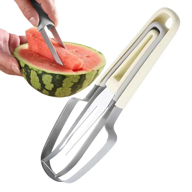 Watermelon Cutter Slicer Stainless Steel Watermelon Slicer Fork Cutter