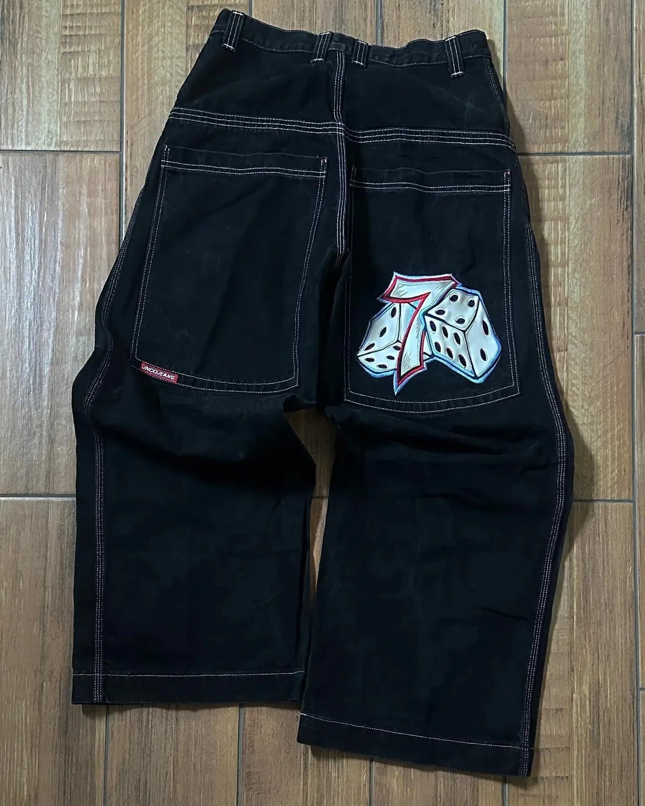 Jnco Baggy Jeans Hip Hop Rock Embroidery Pattern Men Women 2023 New