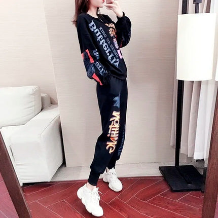 Casual Sweat Suits 2022 Spring Autumn New Women's Tracksuit Fashion