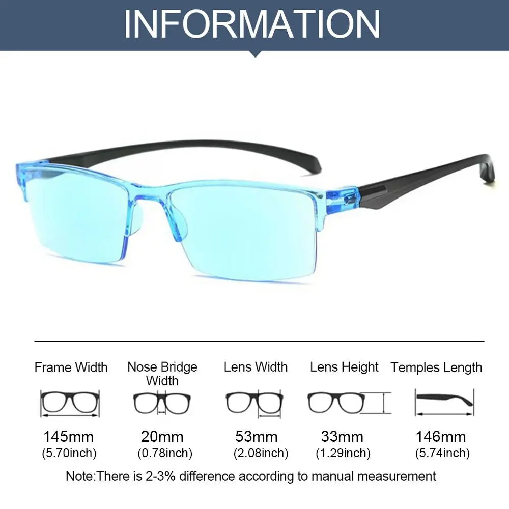 Anti Blue Ray Reading Glasses Smart Automatic Zoom Reading Glasses