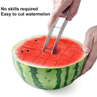 Thumbnail for Watermelon Cutter Slicer Stainless Steel Watermelon Cube Cutter Safe