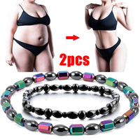 Thumbnail for Magnetic Weight Loss Effective Anklet Bracelet Black Gallstone