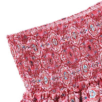 Thumbnail for Floral Pleated Short Skirt For Women 2024 Summer Vintage Women's High