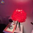 Modern Simple Feather LED Table Lamp Bedroom Study Dining Room Hotel