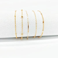 Thumbnail for 5Pcs/Set Ankle Bracelet Anklet Multi-layer Bead Chain Anklet Bracelets