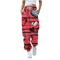 Thumbnail for Baggy Sweatpants Women Streetwear Valentine's Day Hearts print Fashion