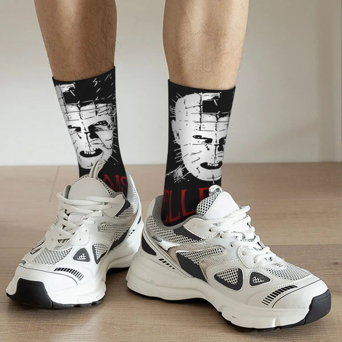 Men Women Hellraiser 1987 Socks Cute Casual Horror Film Socks Novelty