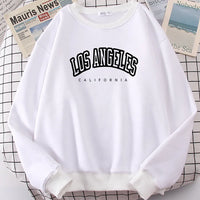 Thumbnail for Los Angeles California City Streetwear Sweatshirt For Women Loose