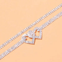 Thumbnail for Fashion Rhinestone Chain Anklets For Women Luxury Shining Ankle