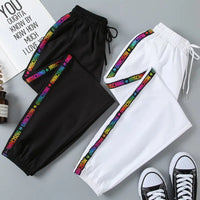 Thumbnail for Harajuku colorful striped Pants For Women Trousers 2022 Streetwear