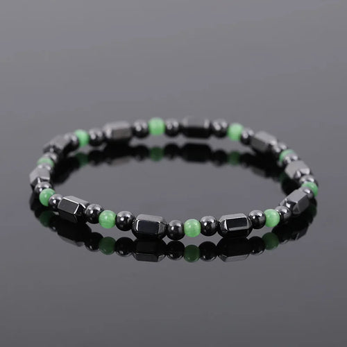 Magnetic Weight Loss Effective Anklet Bracelet Black Gallstone