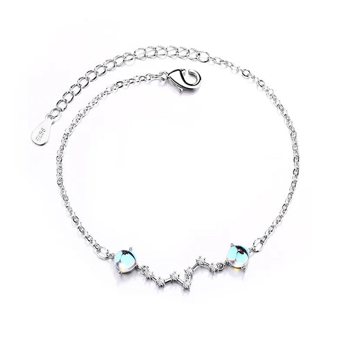 VENTFILLE 925 Sterling Silver Star Bracelet Fashion Korean