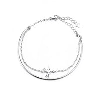 Thumbnail for VENTFILLE 925 Sterling Silver Star Bracelet Fashion Korean