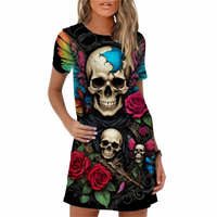 Thumbnail for Fashion 3D Print Women Summer Dress New 2024 Streetwear Clothing
