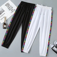 Thumbnail for Harajuku colorful striped Pants For Women Trousers 2022 Streetwear