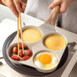 1Pc 4 Holes Egg Pancake Pan Frying Nonstick Pans Skillet Pot 4 Eggs