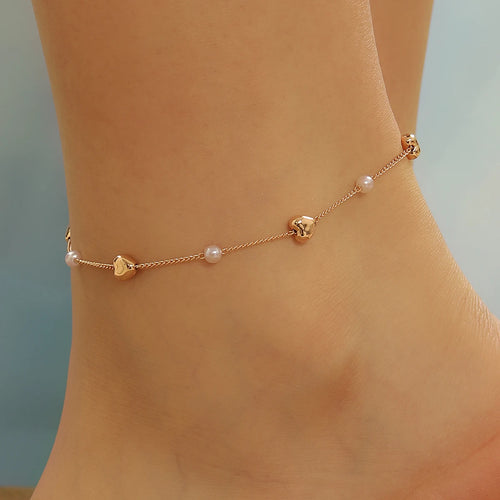 Handmade Crystal Stone Anklets Bracelets Women Barefoot Sandal Anklet