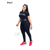 Thumbnail for Perl Plus Size Black Jean for Women Casual High Waist Button Zipper
