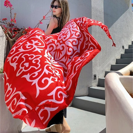 28 Styles 90x180cm Travel Beach Sunscreen Scarf Bikini Large Shawl