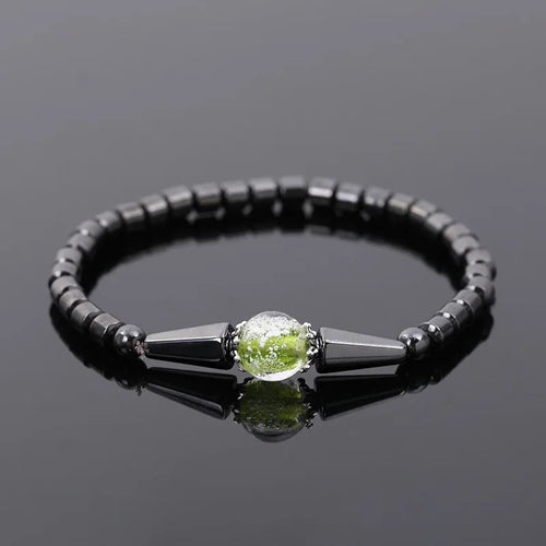 Magnetic Weight Loss Effective Anklet Bracelet Black Gallstone