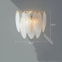 Thumbnail for Modern Luxury Glass Feather Chandelier Lighting Lustre Suspension