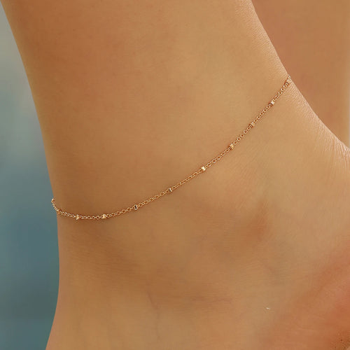 Handmade Crystal Stone Anklets Bracelets Women Barefoot Sandal Anklet