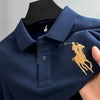 Brand Trend Embroidery Polo Shirt 2024 Summer High-end Luxury Handsome