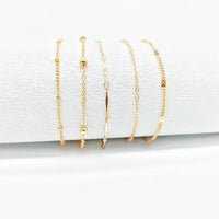 Thumbnail for 5Pcs/Set Ankle Bracelet Anklet Multi-layer Bead Chain Anklet Bracelets