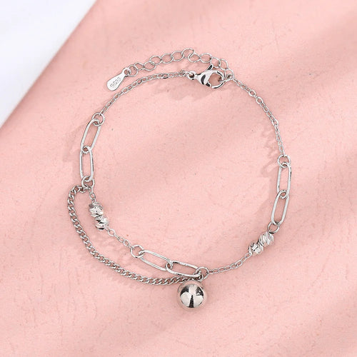 VENTFILLE 925 Sterling Silver Star Bracelet Fashion Korean