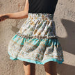Fashion Summer Bohemian Indie Folk Skirt Vintage Elastic Waist Floral