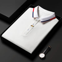 Thumbnail for Premium Luxury Brand Long Sleeve 100% Cotton POLO Shirt Men Spring and