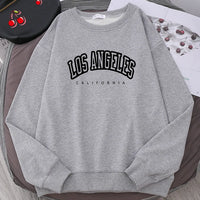 Thumbnail for Los Angeles California City Streetwear Sweatshirt For Women Loose