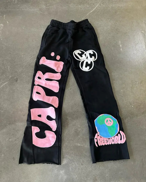 Y2K Women's Men's pants 90s vintage clothes streetwear kpop dance