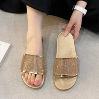 Thumbnail for Women's Fashion Slippers 2024 New Rhinestone Platform Sandal Women