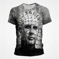 Thumbnail for Horror Movie Hellraiser T-Shirts Scary 3D Printed Streetwear Men Women