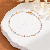 Thumbnail for Korean Colorful Beads Chain Anklets Bracelets Women Summer Barefoot