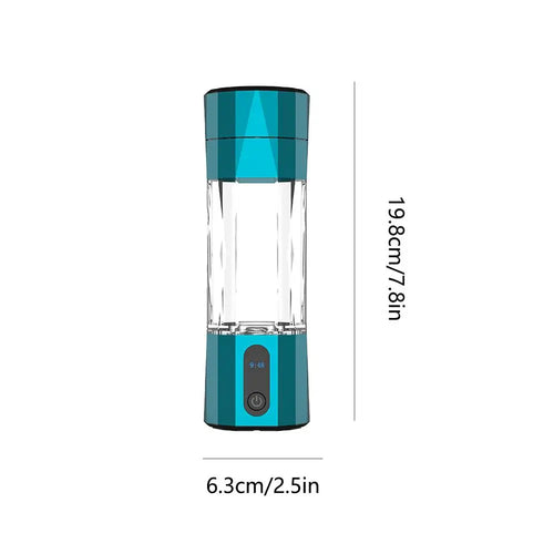 Hydrogen Water Bottle Generator USB Rechargeable PEM Electrolytic