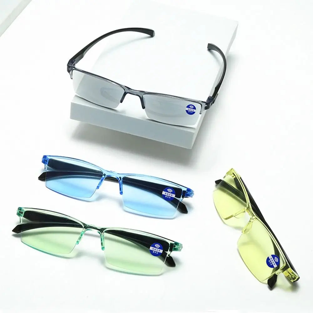 Anti Blue Ray Reading Glasses Smart Automatic Zoom Reading Glasses